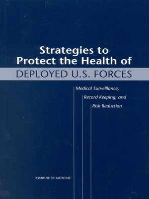 cover image of Strategies to Protect the Health of Deployed U.S. Forces